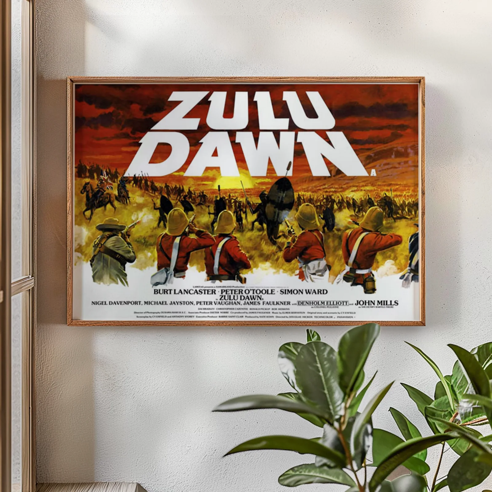 Zulu Dawn - 1979 Military Drama - Restored 40" x 30" UK Quad Poster, изображение 2