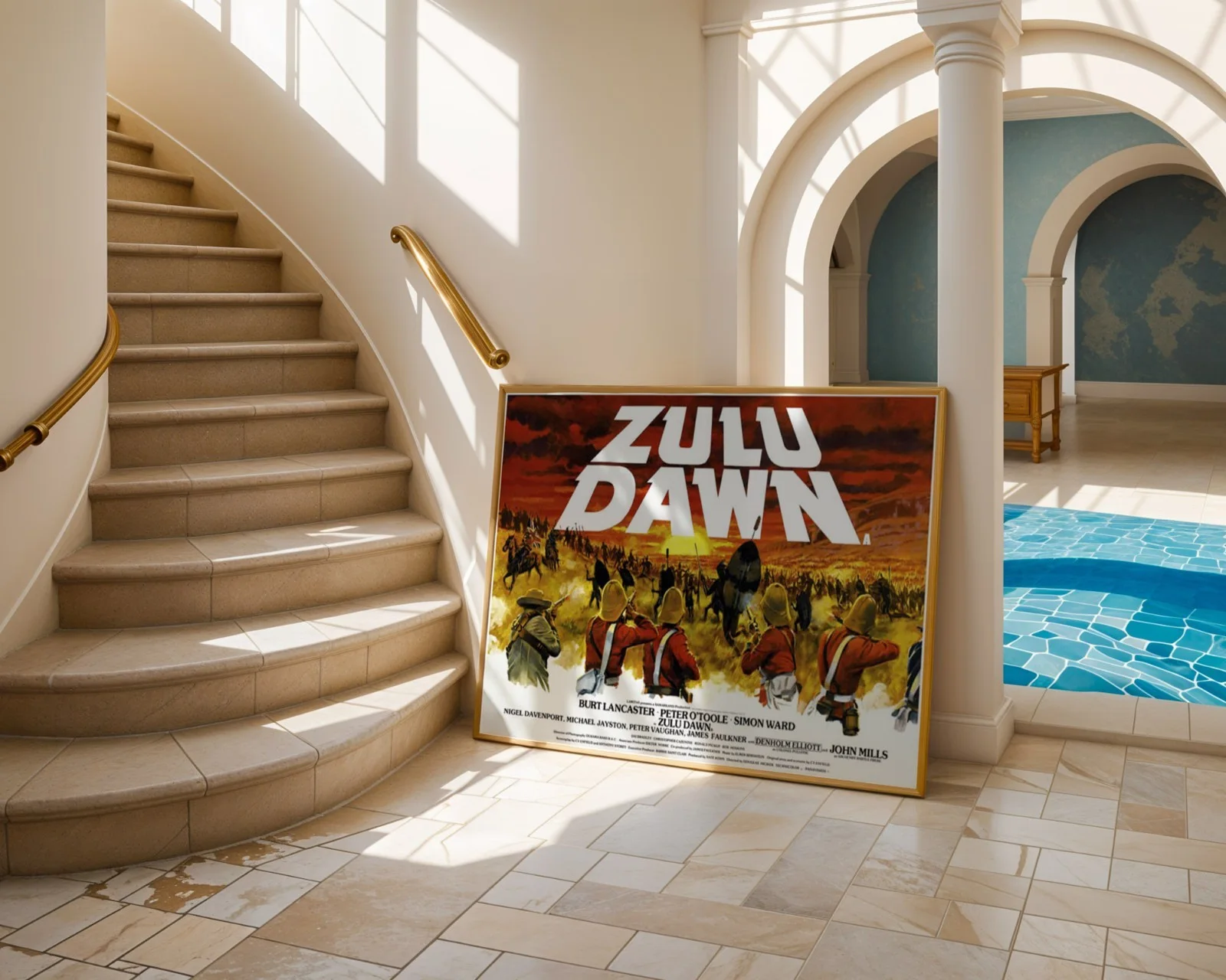 Zulu Dawn - 1979 Military Drama - Restored 40" x 30" UK Quad Poster, изображение 4
