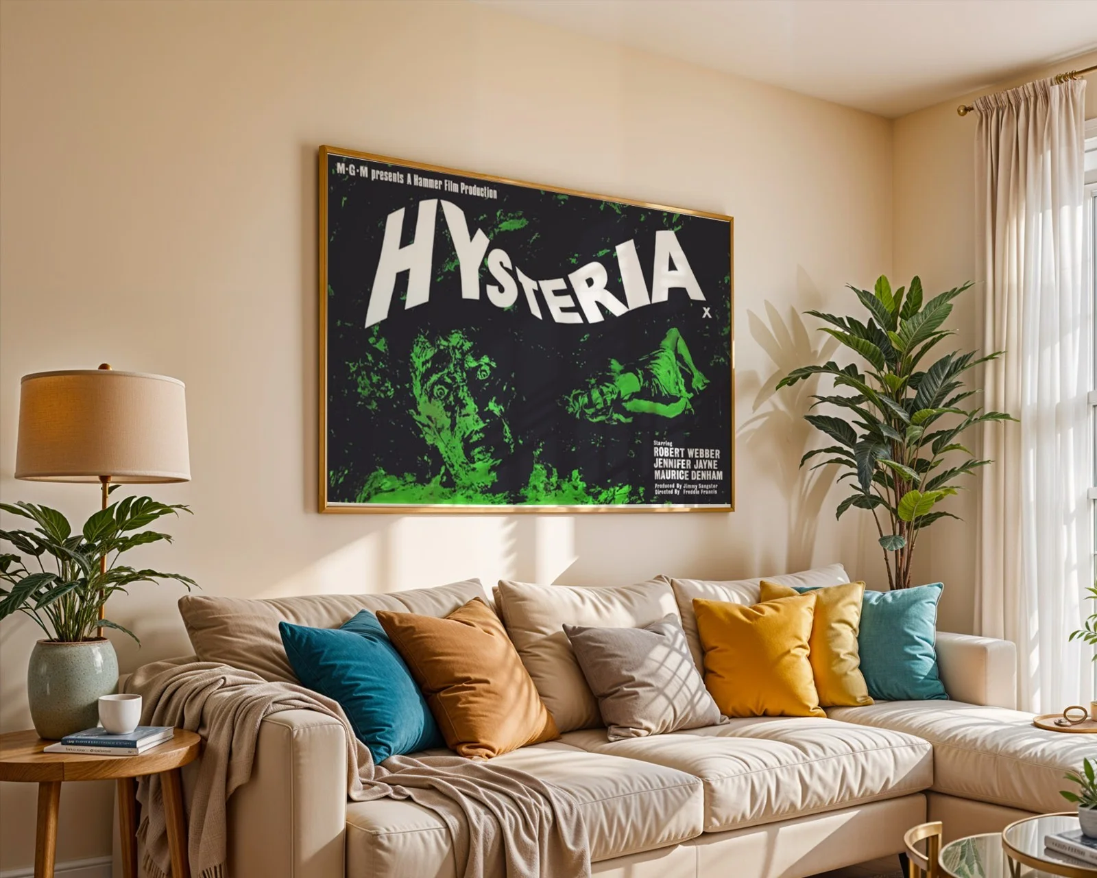 Hysteria - 1965 Hammer Horror Film - Restored 40" x 30" UK Quad Poster, image 3