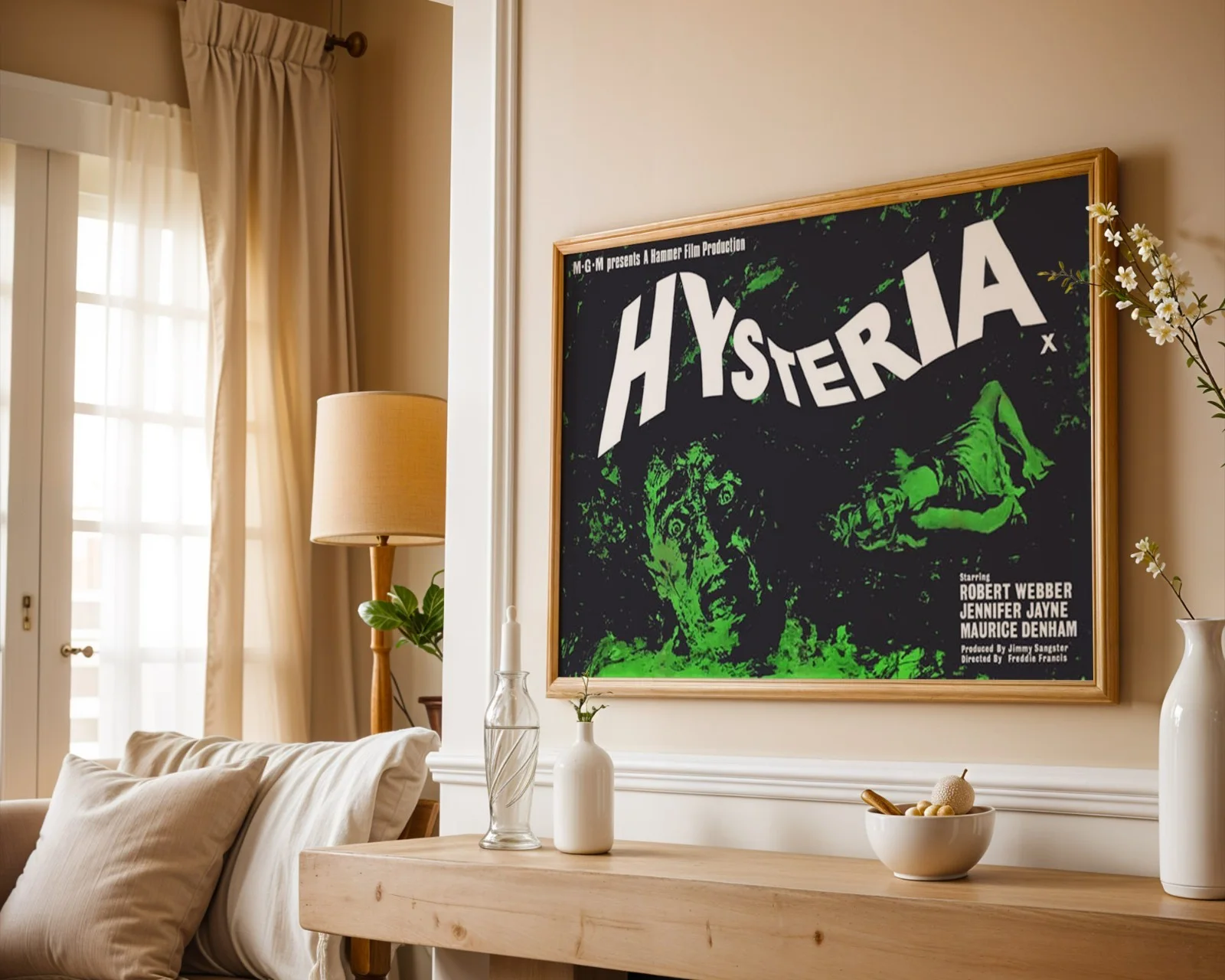 Hysteria - 1965 Hammer Horror Film - Restored 40" x 30" UK Quad Poster, image 5