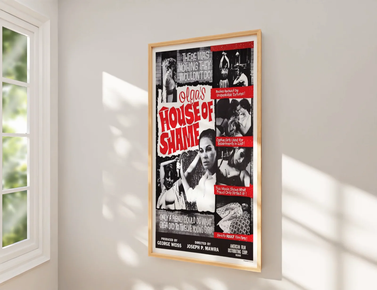 Olga's House Of Shame 1964 - Exploitation Restored 27.2" x 41" US One Sheet, image 2