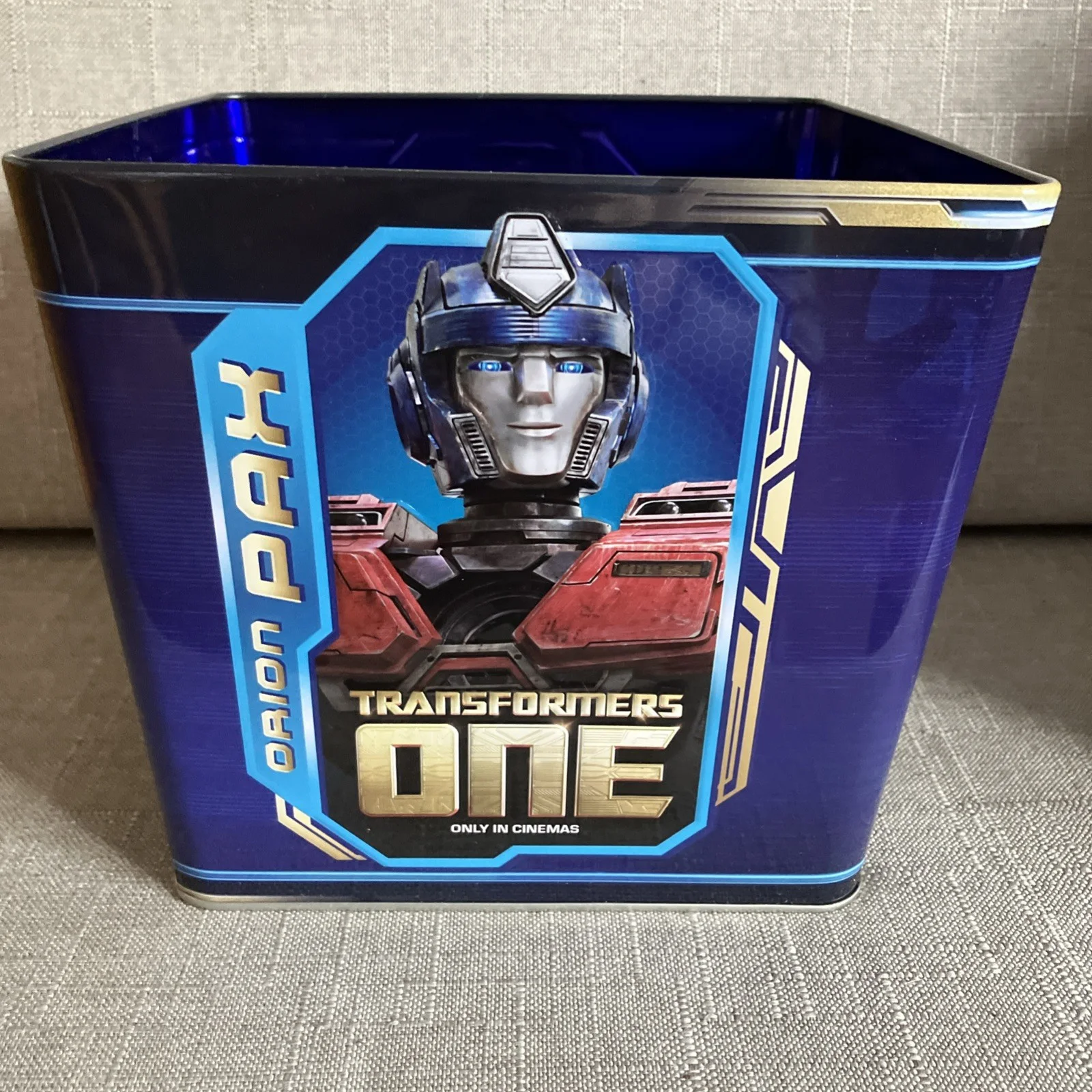 Odeon Cinema Transformers One Popcorn Tin Official Exclusive Merchandise, image 5