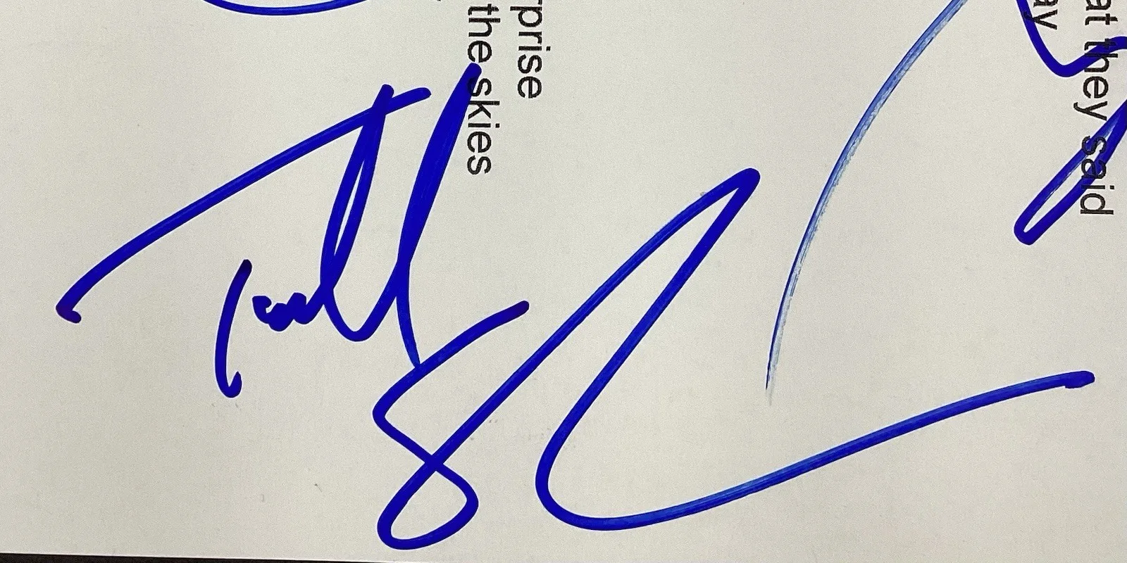 STYX Signed Lyrics Sheet Rock Music Come Sail Away Dennis DeYoung +3 Auto JSA, изображение 5