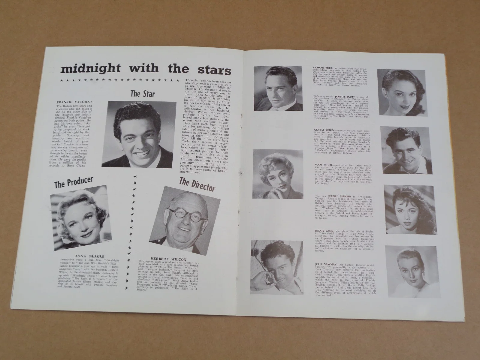 Frankie Vaughan - Wonderful Things! - 1958 Gala Premiere Brochure, image 5