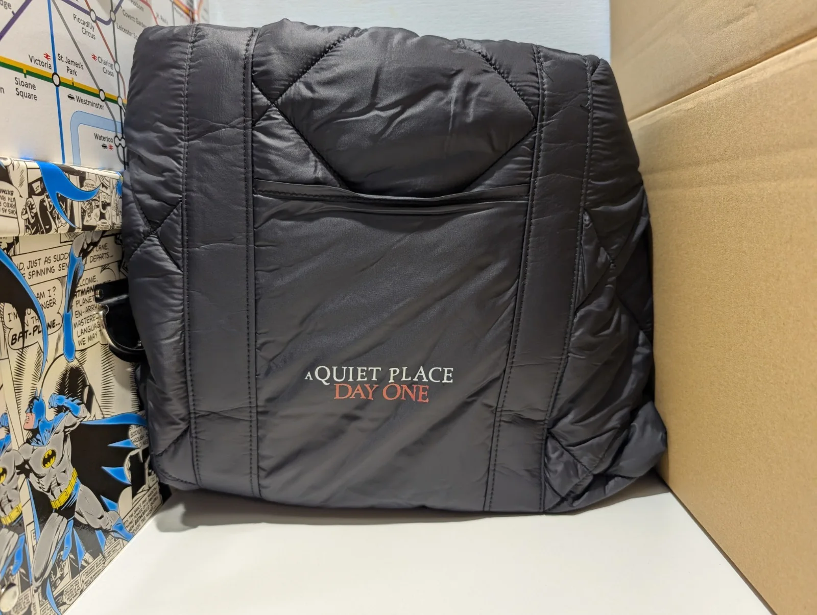 RARE A Quiet Place Day One Movie Promotional Padded Carry Bag NEW Promo Tote, изображение 3