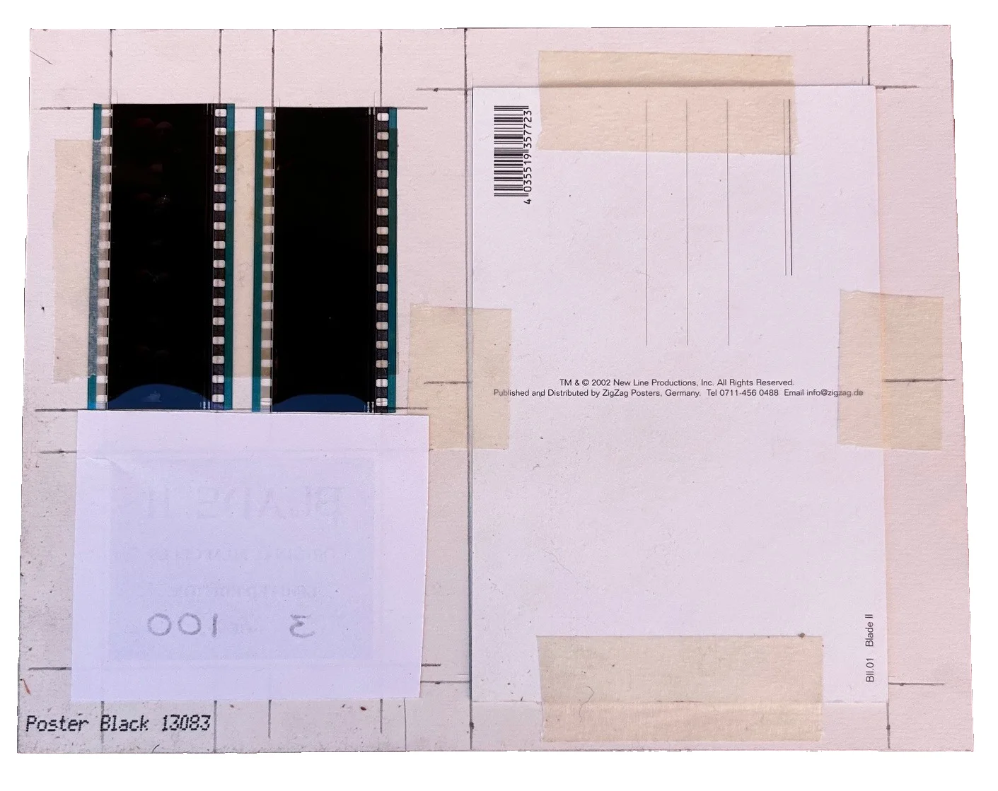 Blade II Original Film Cells (2002 Marvel Movie) Unframed, изображение 3