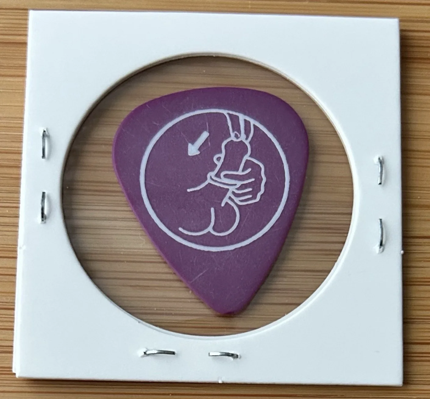 The All-American Rejects Guitar Pick - Purple/White, изображение 2