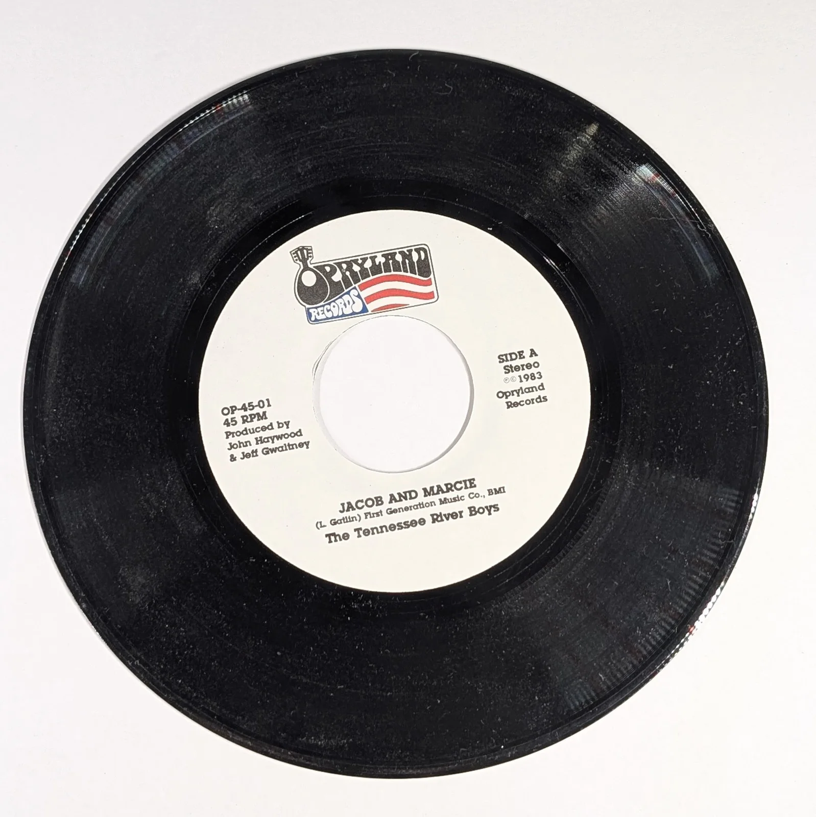Diamond Rio The Grizzly Tennessee River Boys Band Signed Autographed 45 Record, image 3