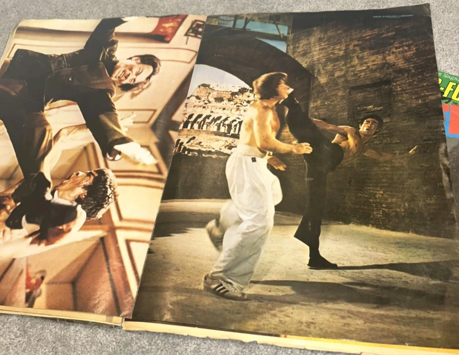 Bruce Lee King of kung fu nel Magazine Very Old complete jumbo sized, изображение 5