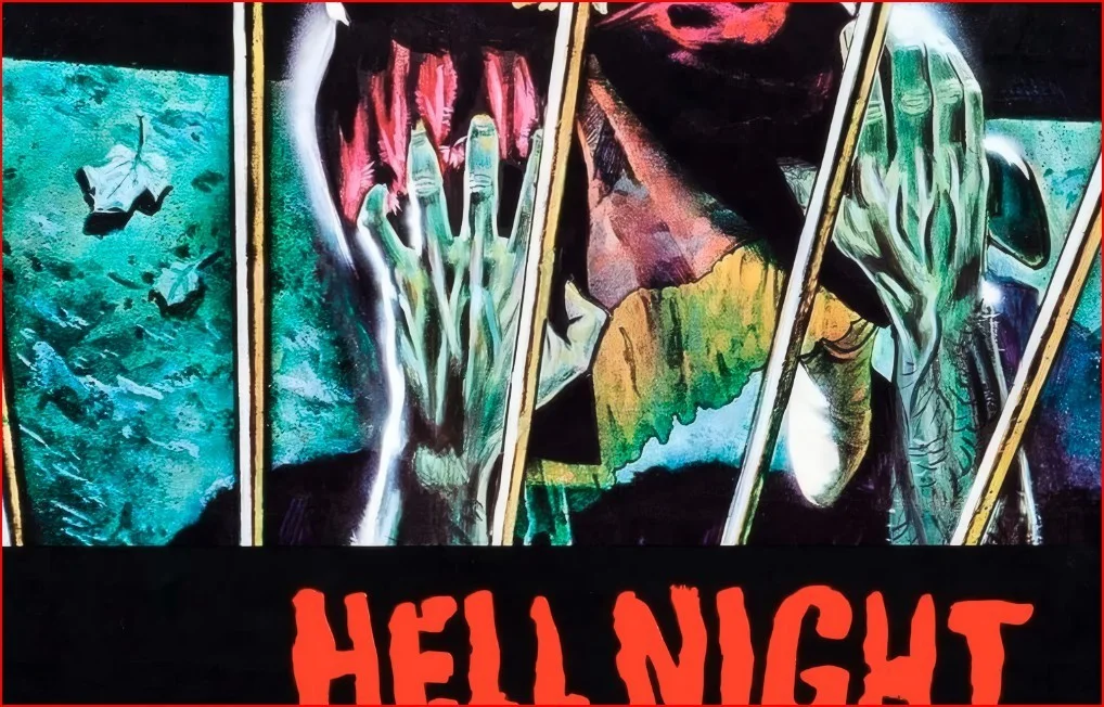 Hell Night 1981 - Supernatural Horror Restored 27.2" x 41" US One Sheet, image 5