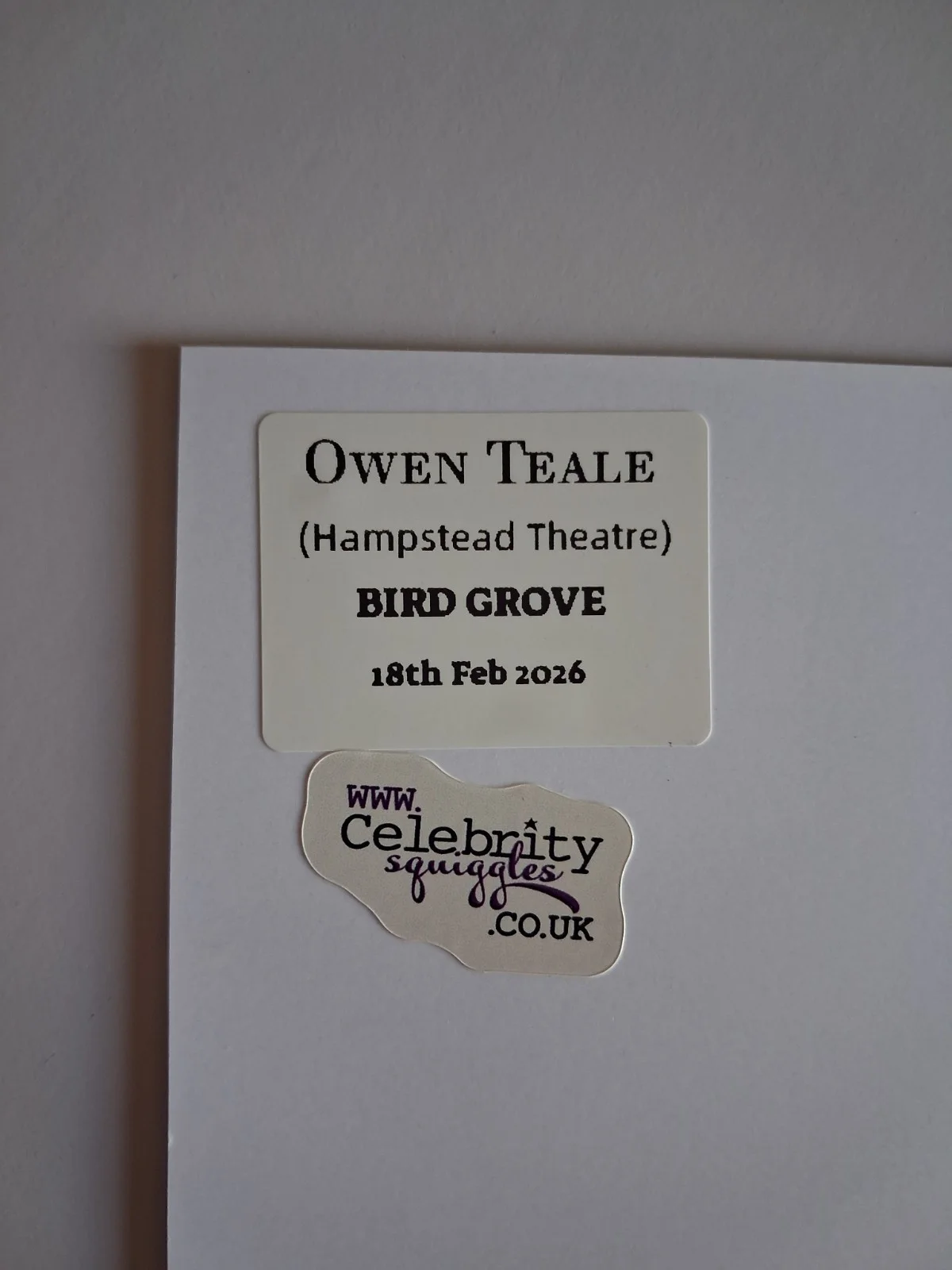 OWEN TEALE in GAME OF THRONES Genuine hand signed autograph 8x10 photo, изображение 3
