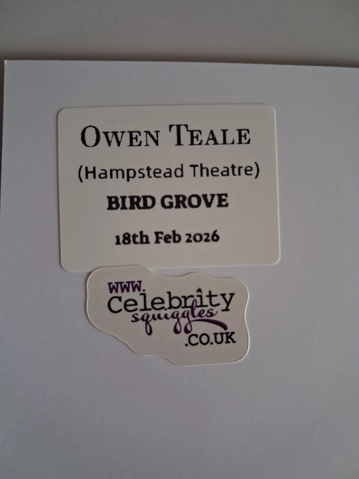 OWEN TEALE in LINE OF DUTY Genuine hand signed autograph 8x10 photo, изображение 3