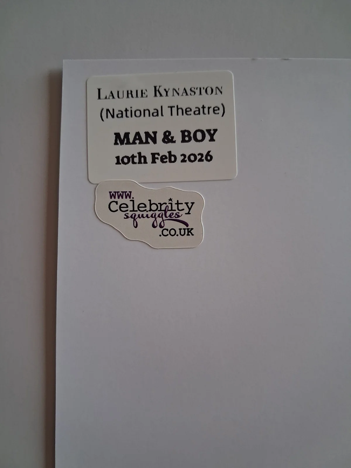 LAURIE KYNASTON frm CRADLE TO THE GRAVE Genuine hand signed autograph 8x10 photo, изображение 3
