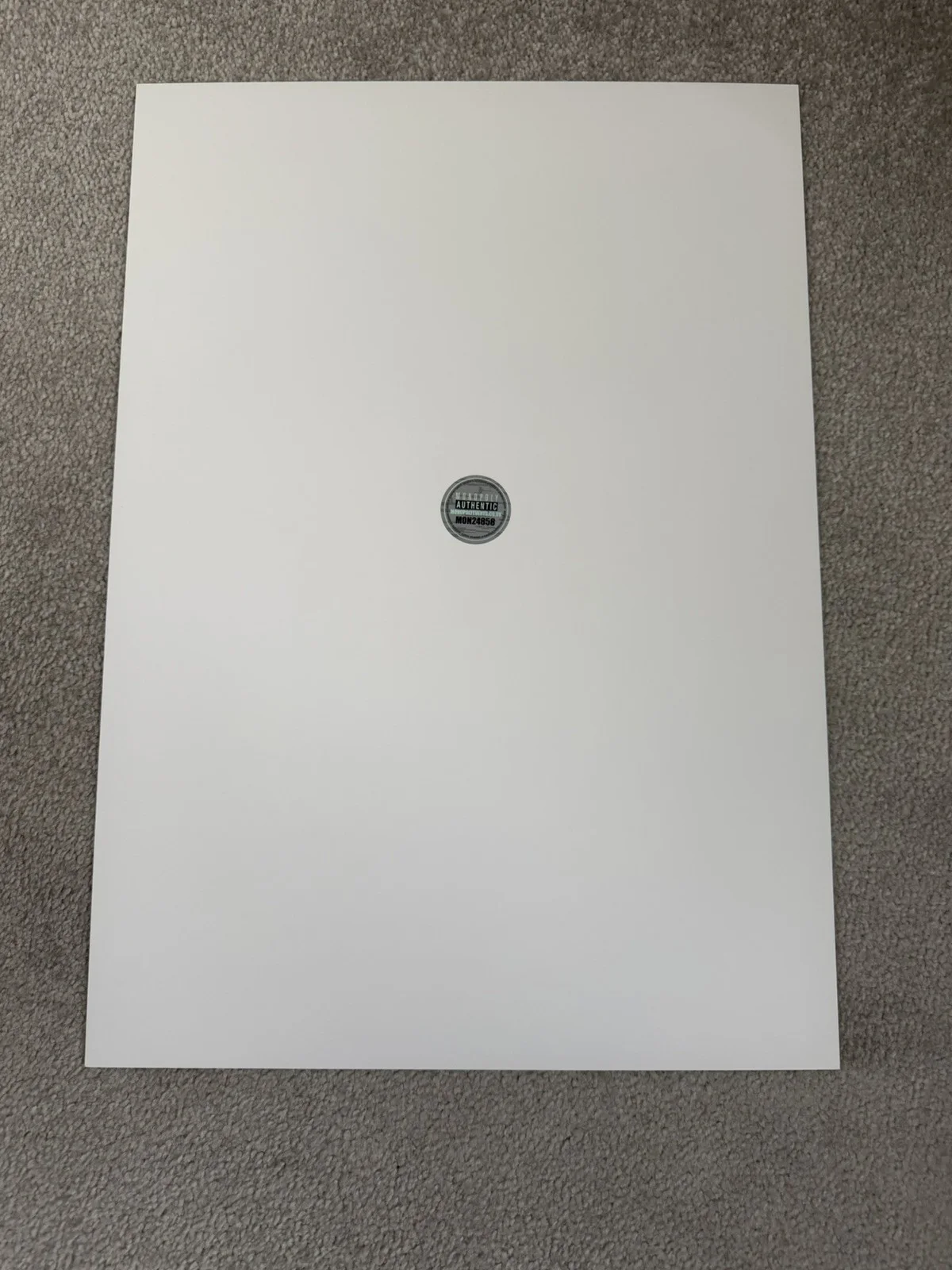 Star Trek Signed Zachary Quinto "Spock" A3 Poster with COA, изображение 2