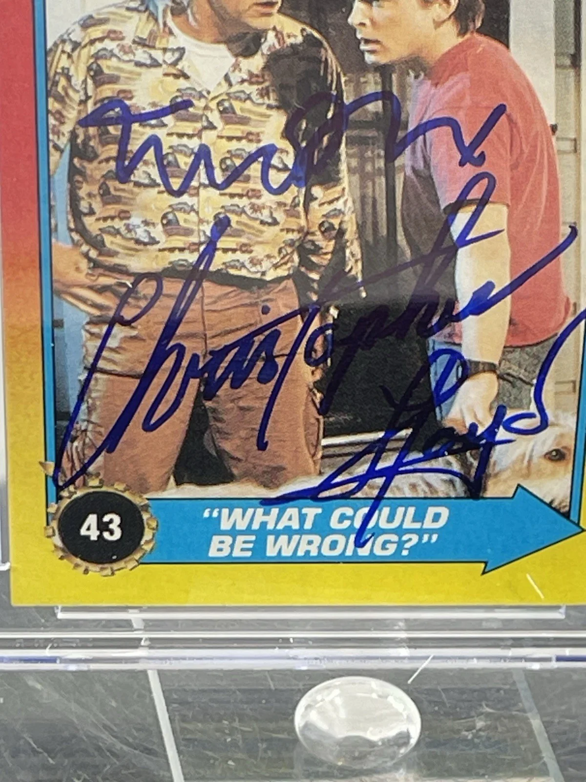 Michael J Fox — Michael J Fox L & loyd Signed Trading Card Back to The Future CGC/JSA Slabbed, изображение 4
