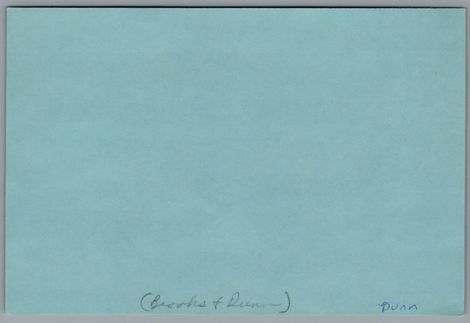 Ronnie Dunn — Ronnie Dunn Signed 4x6 Index Card '96 Tulsa Oklahoma Autographed, image 2