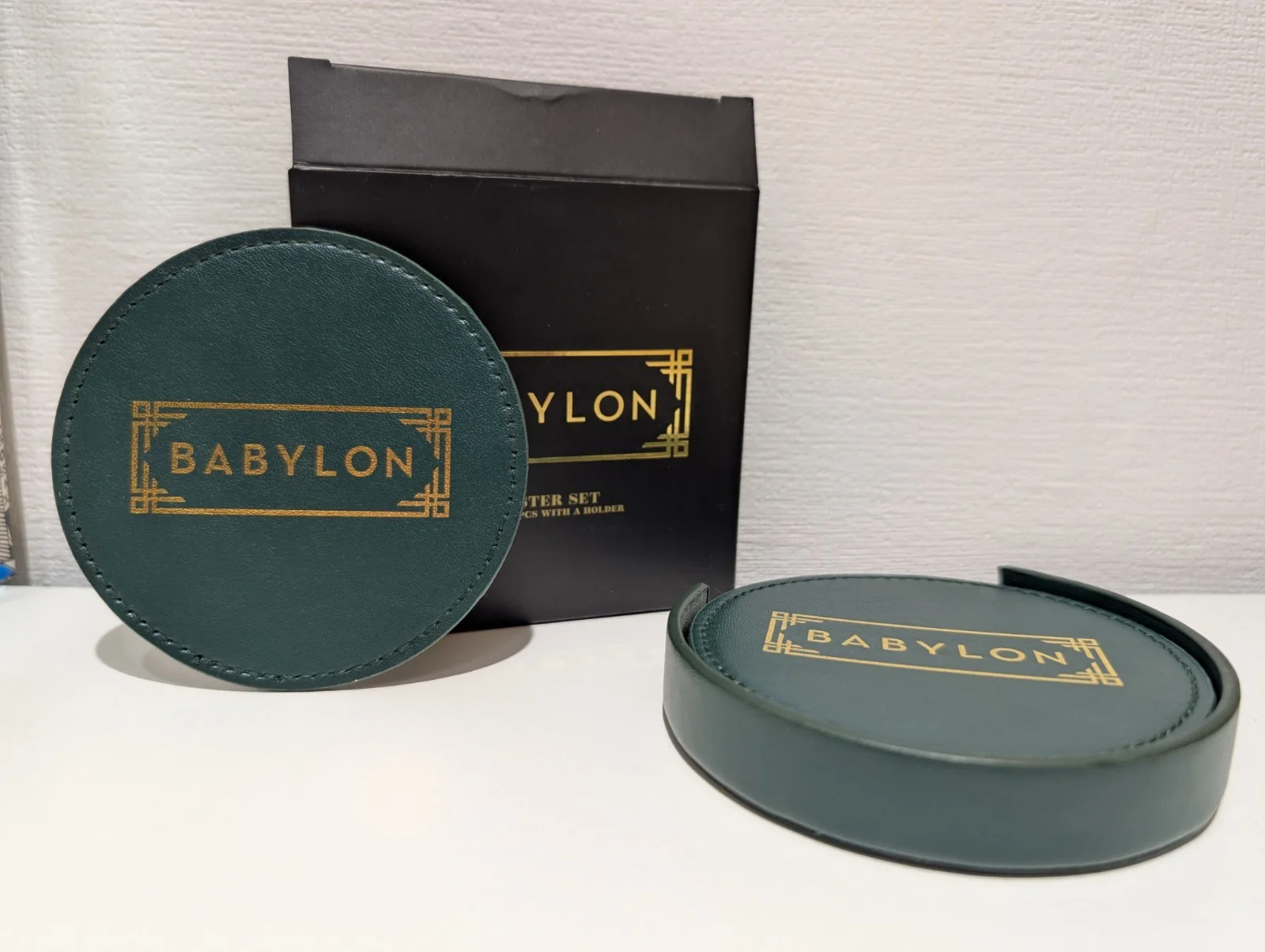 Babylon Movie Pronotional Coaster Set X5 NEW Promo 2022 Brad Pitt Margot Robbie, изображение 3