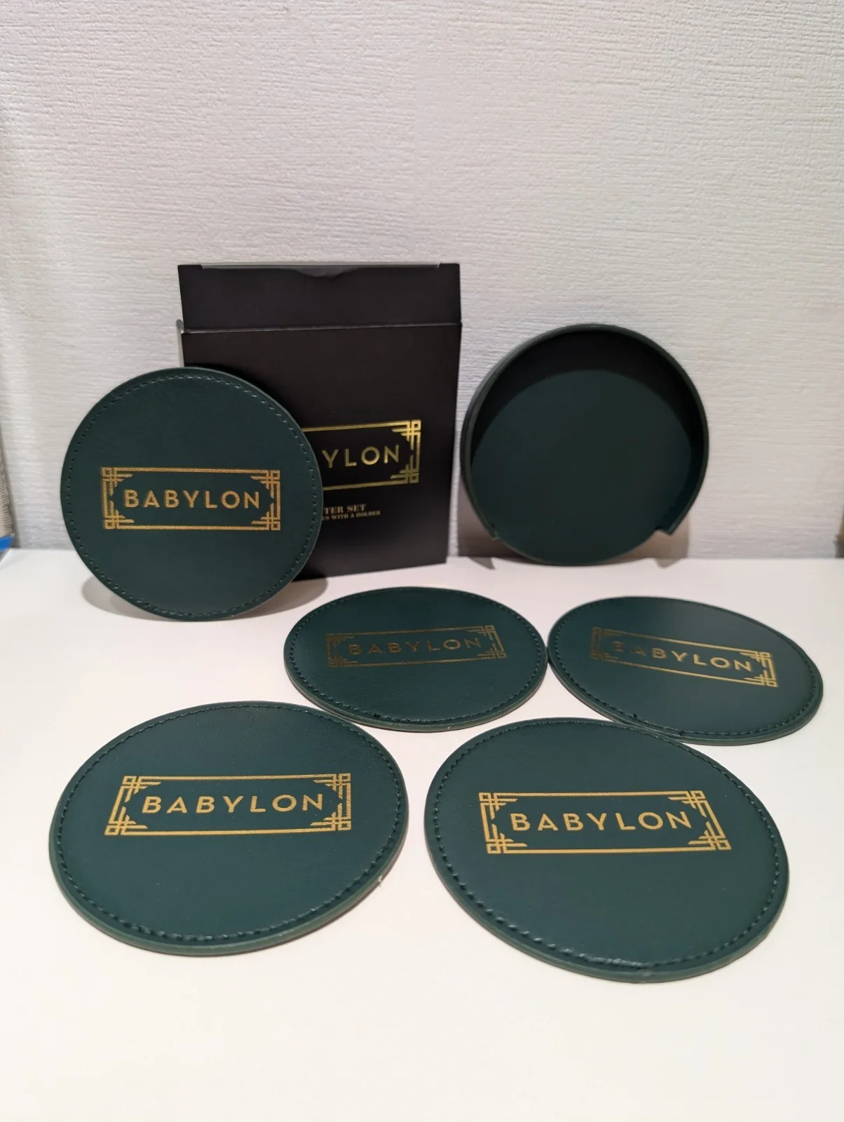 Babylon Movie Pronotional Coaster Set X5 NEW Promo 2022 Brad Pitt Margot Robbie, изображение 4