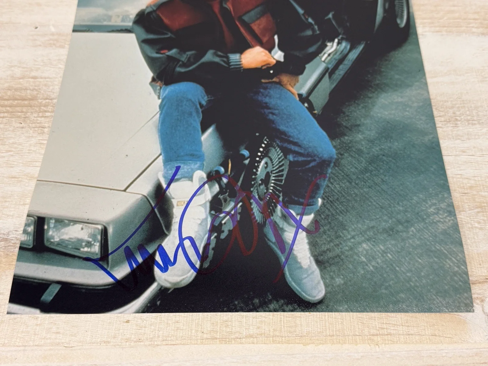 Michael J. Fox — Michael J Fox Signed Autographed "BACK TO THE FUTURE" w/COA Hologram & Proof, image 2