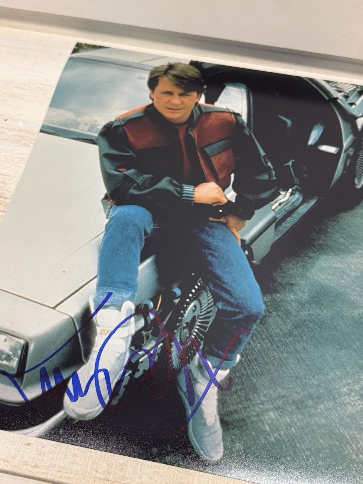 Michael J. Fox — Michael J Fox Signed Autographed "BACK TO THE FUTURE" w/COA Hologram & Proof, image 4