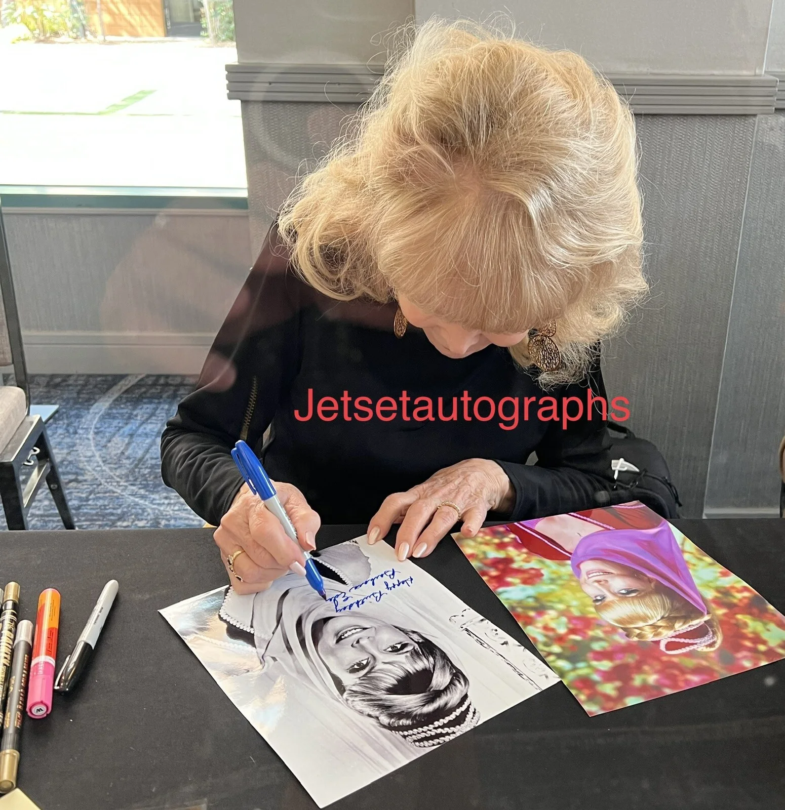 Barbara Eden — I Dream of Jeannie Barbara Eden Signed IP 8x10 Photo EXACT PROOF Happy Birthday, изображение 2