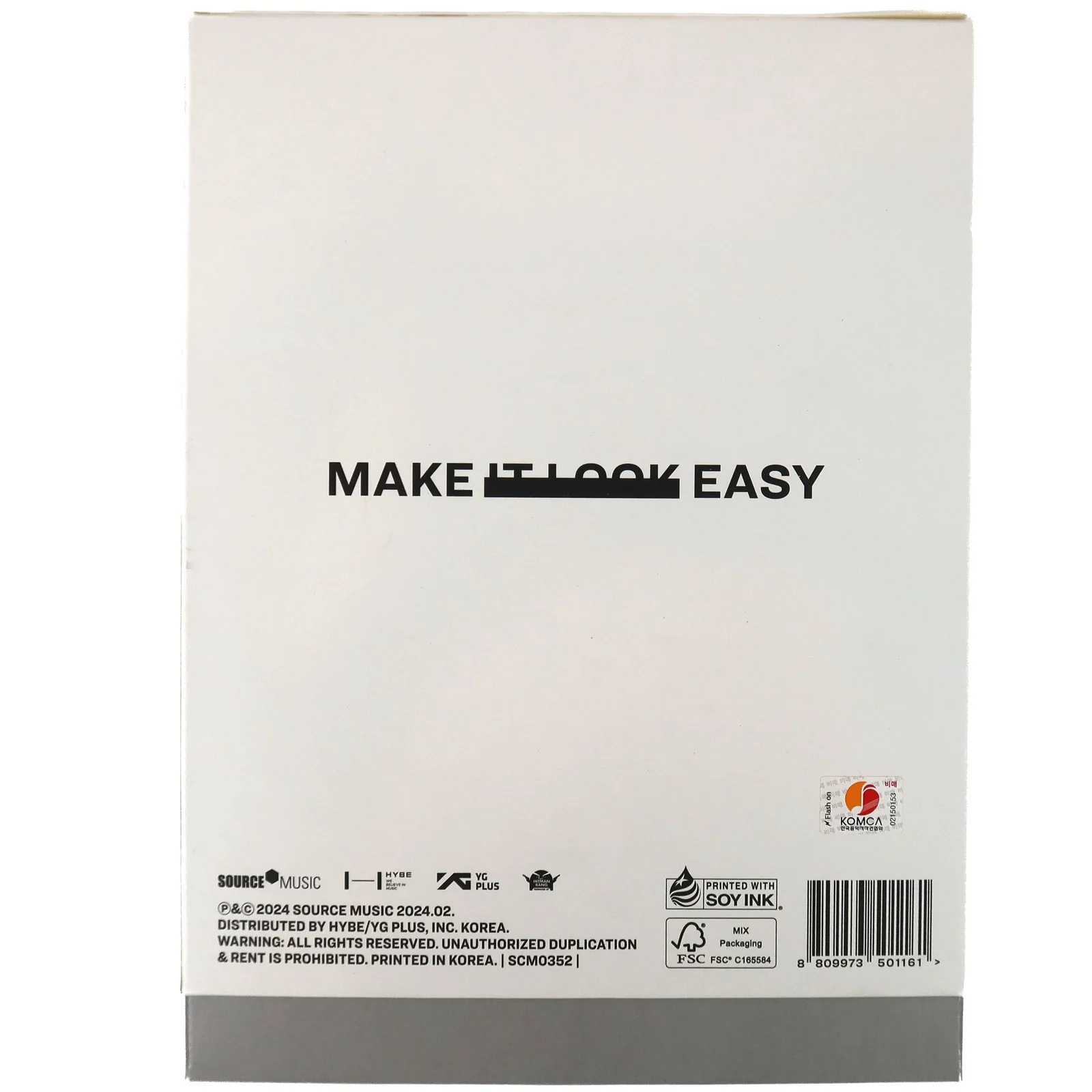 Le Sserafim - Easy 3rd Mini Album Signed Autographed CD Album Promo 2024, изображение 3