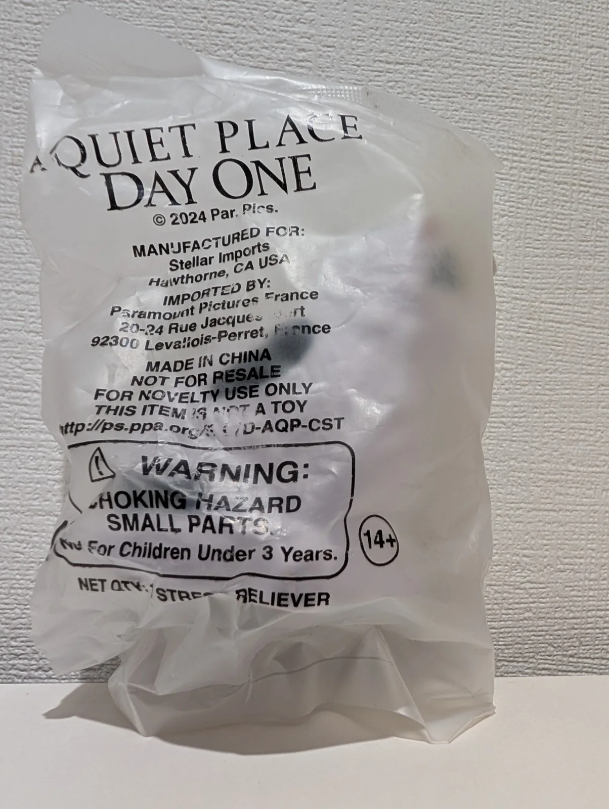 RARE A Quiet Place Day One Movie Frodo Cat Stress Reliever Ball Figure NEW Promo, изображение 4