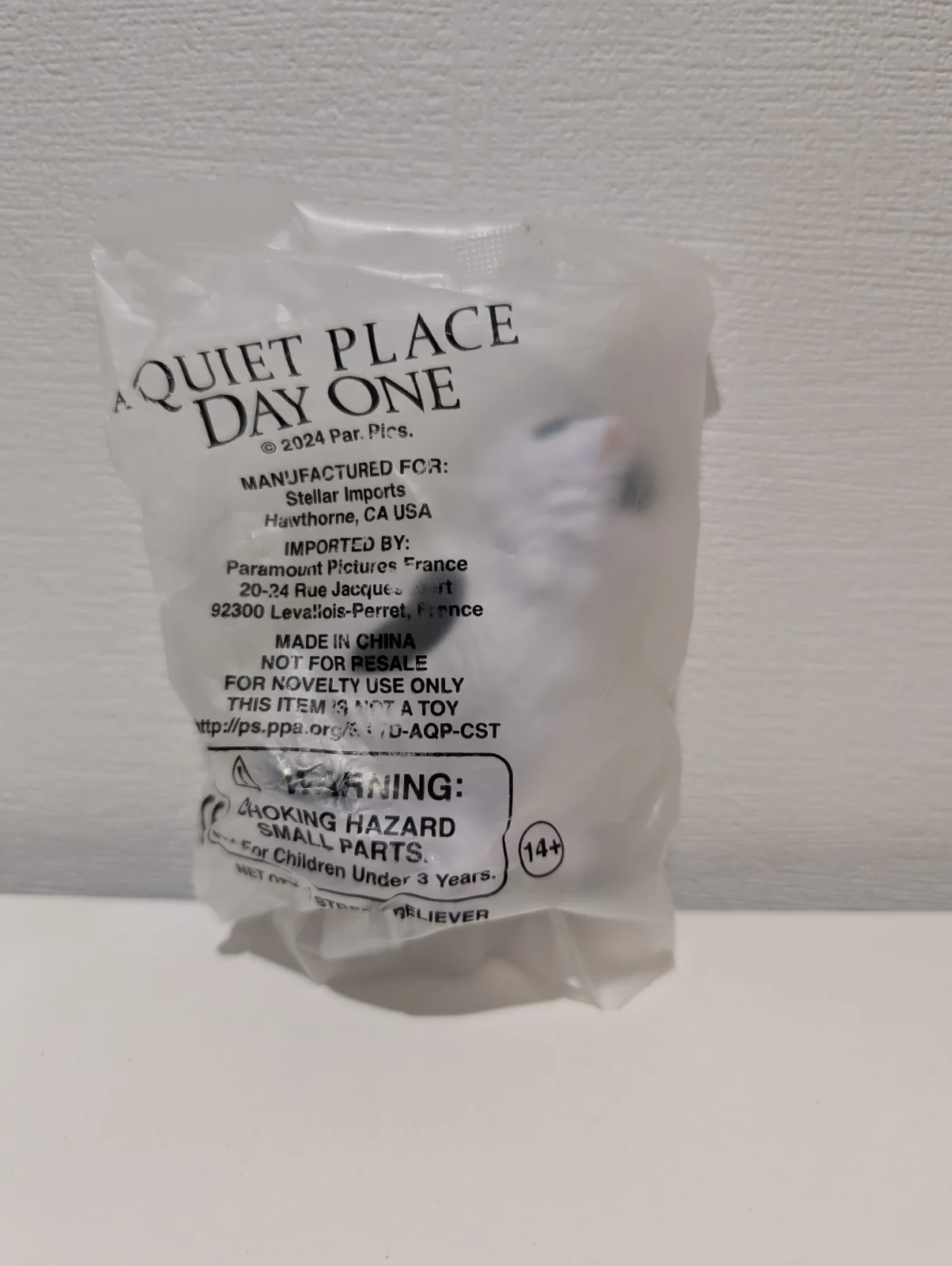RARE A Quiet Place Day One Movie Frodo Cat Stress Reliever Ball Figure NEW Promo, изображение 5