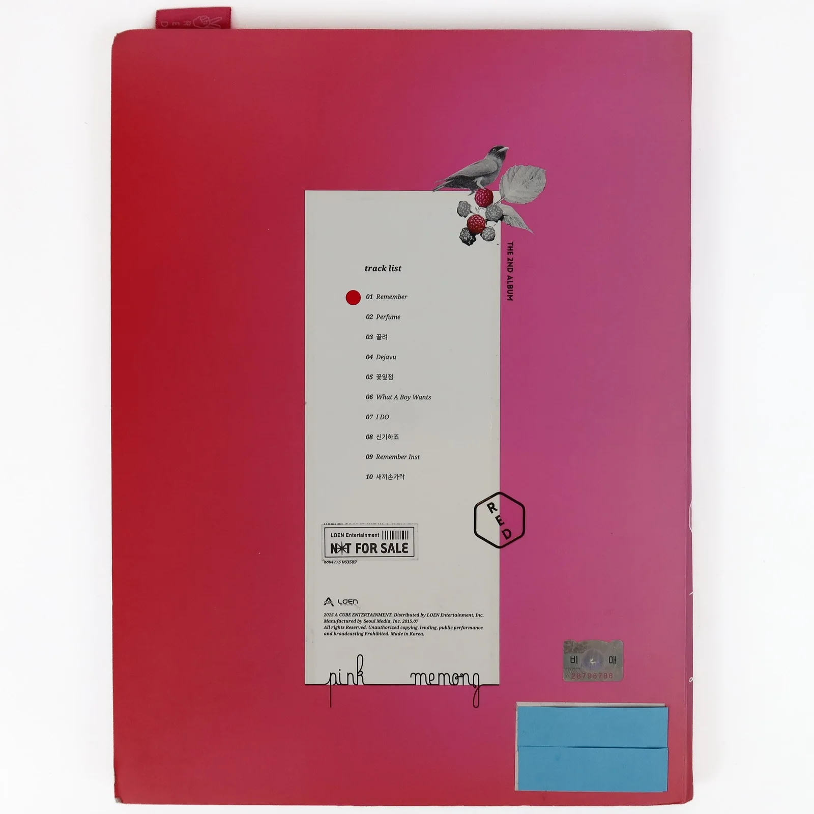 Apink - Pink Memory 2nd Album Signed CD Promo 2015 K-Pop, image 3
