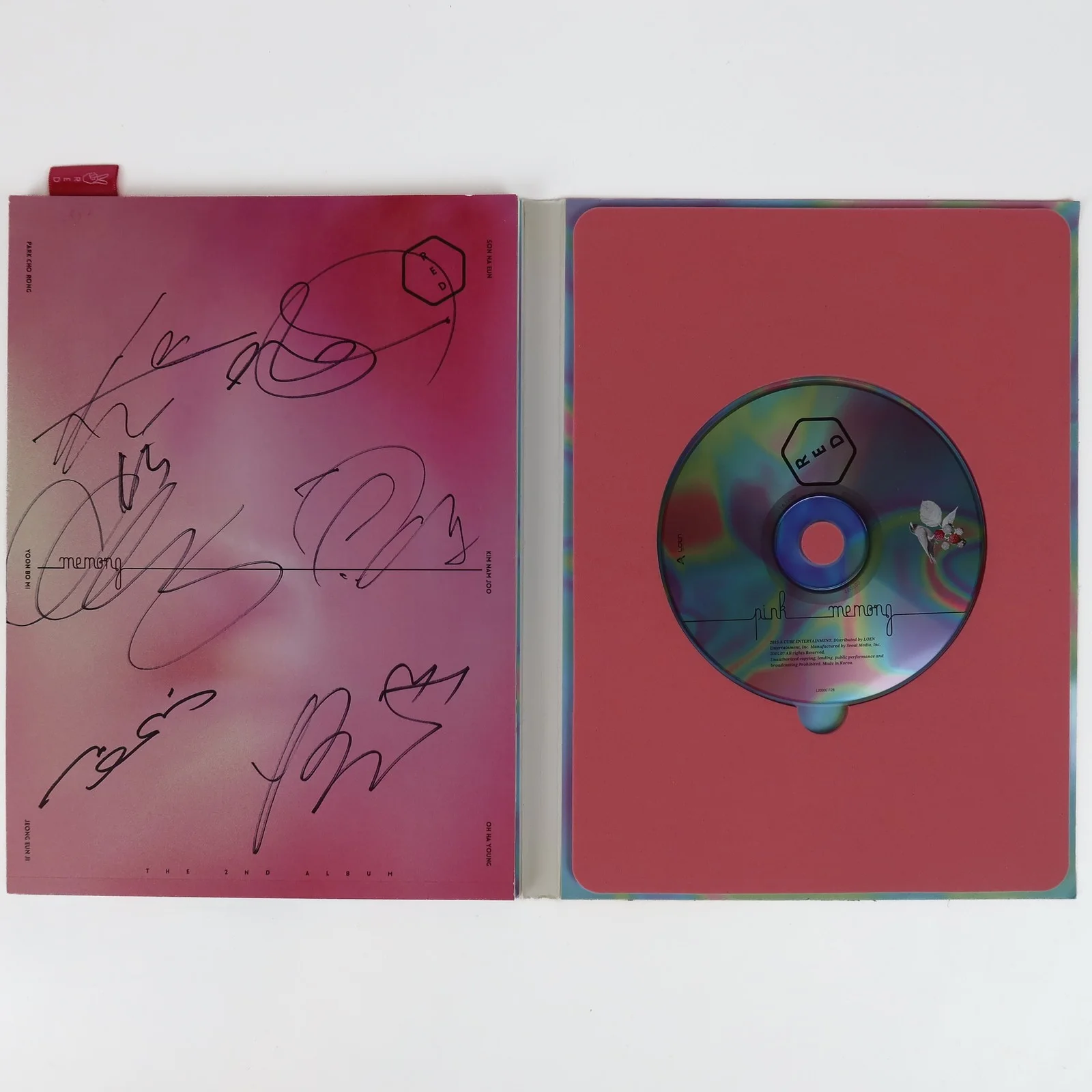 Apink - Pink Memory 2nd Album Signed CD Promo 2015 K-Pop, image 4