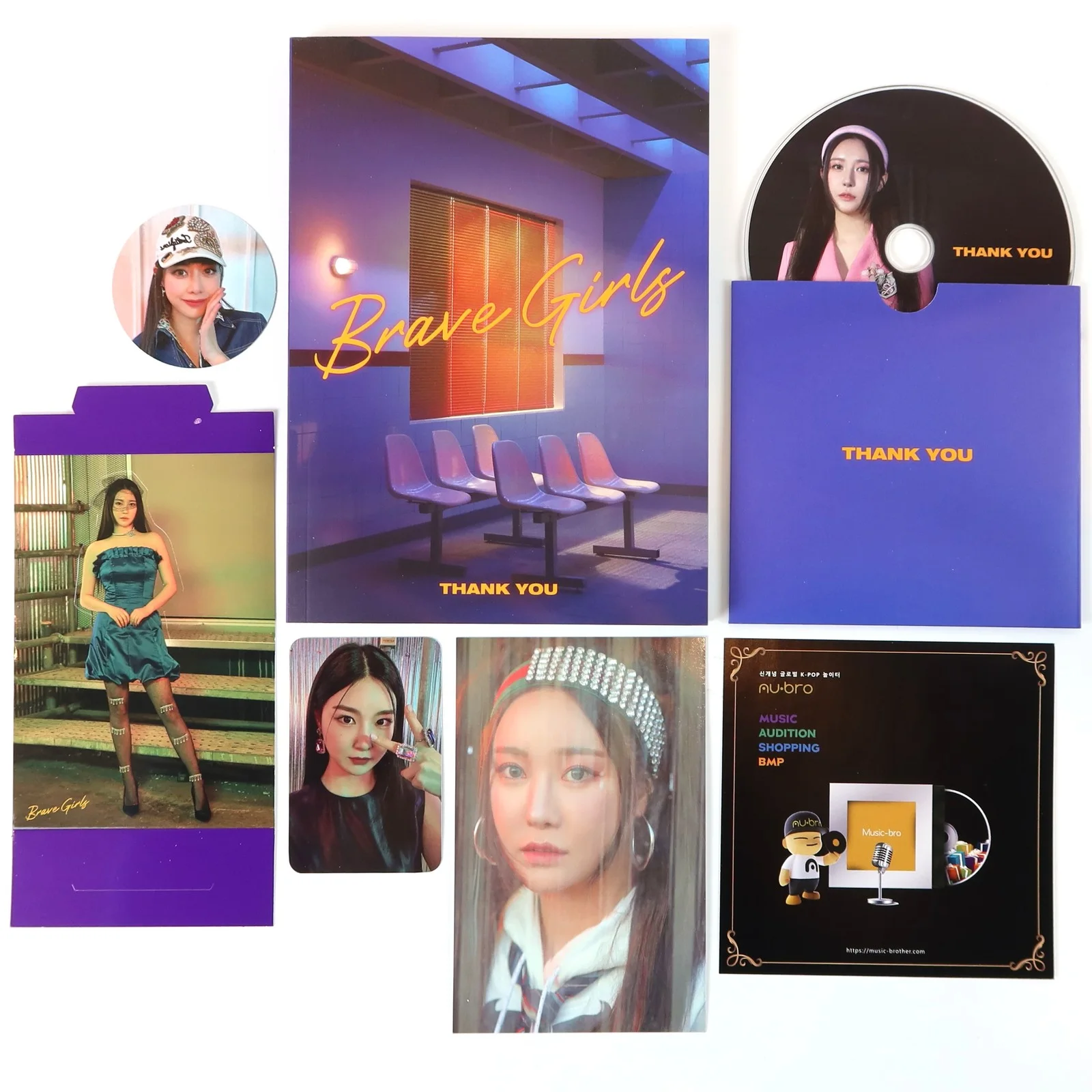 Brave Girls - Thank You 6th Mini Album Signed CD Promo 2022 [read], изображение 2