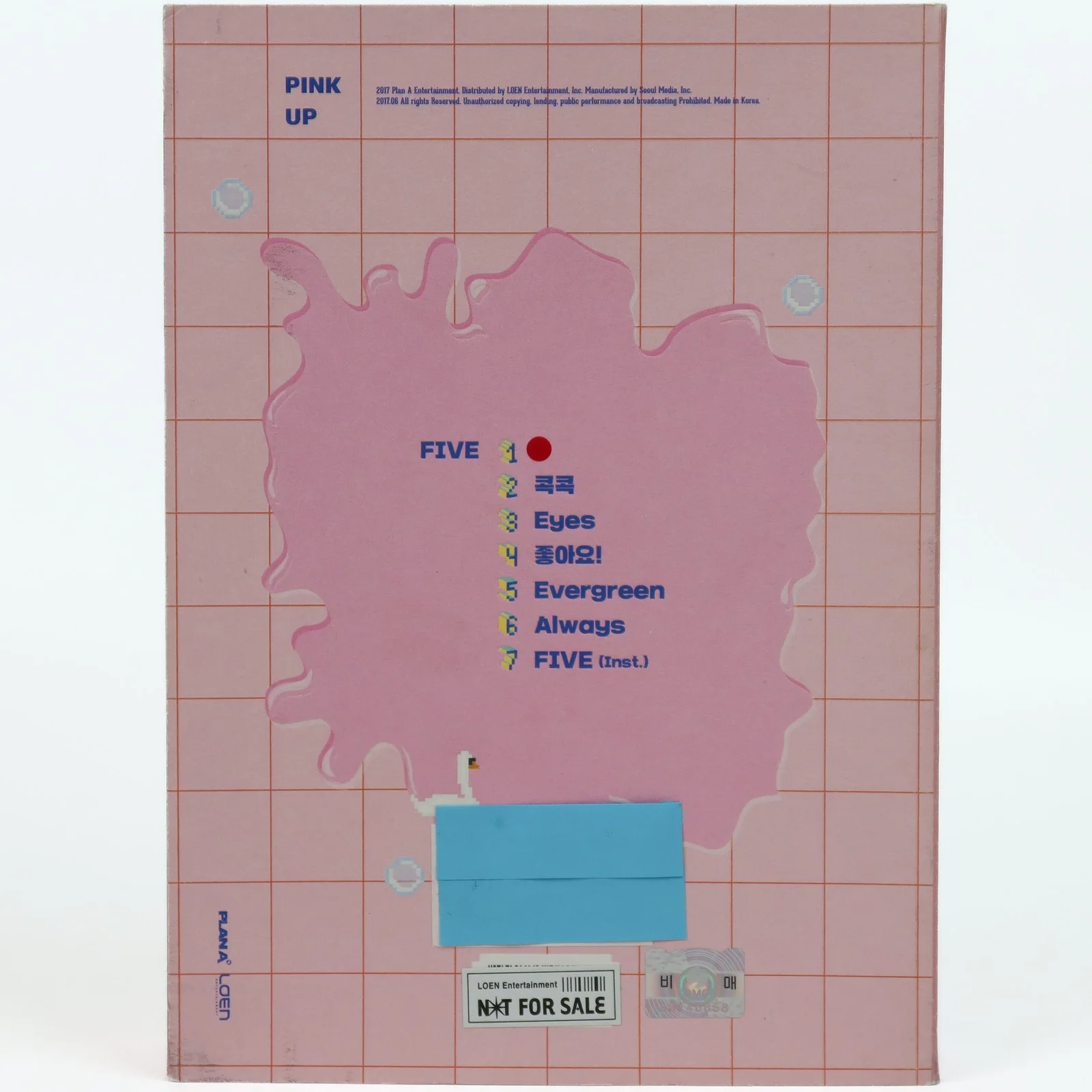 Apink - Pink Up 6th Mini Album Signed CD Promo 2017 K-Pop, image 3