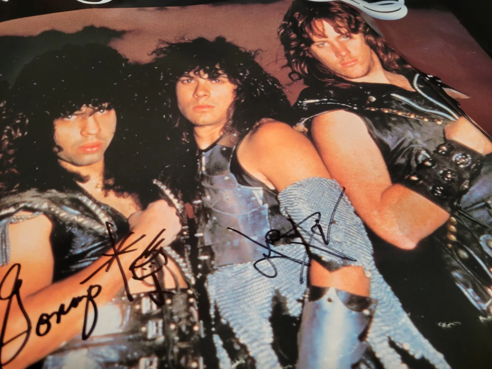 Armored Saint Signed Poster 23x35 John Bush Joey Vera Gonzo Phil Sandoval Duncan, image 3