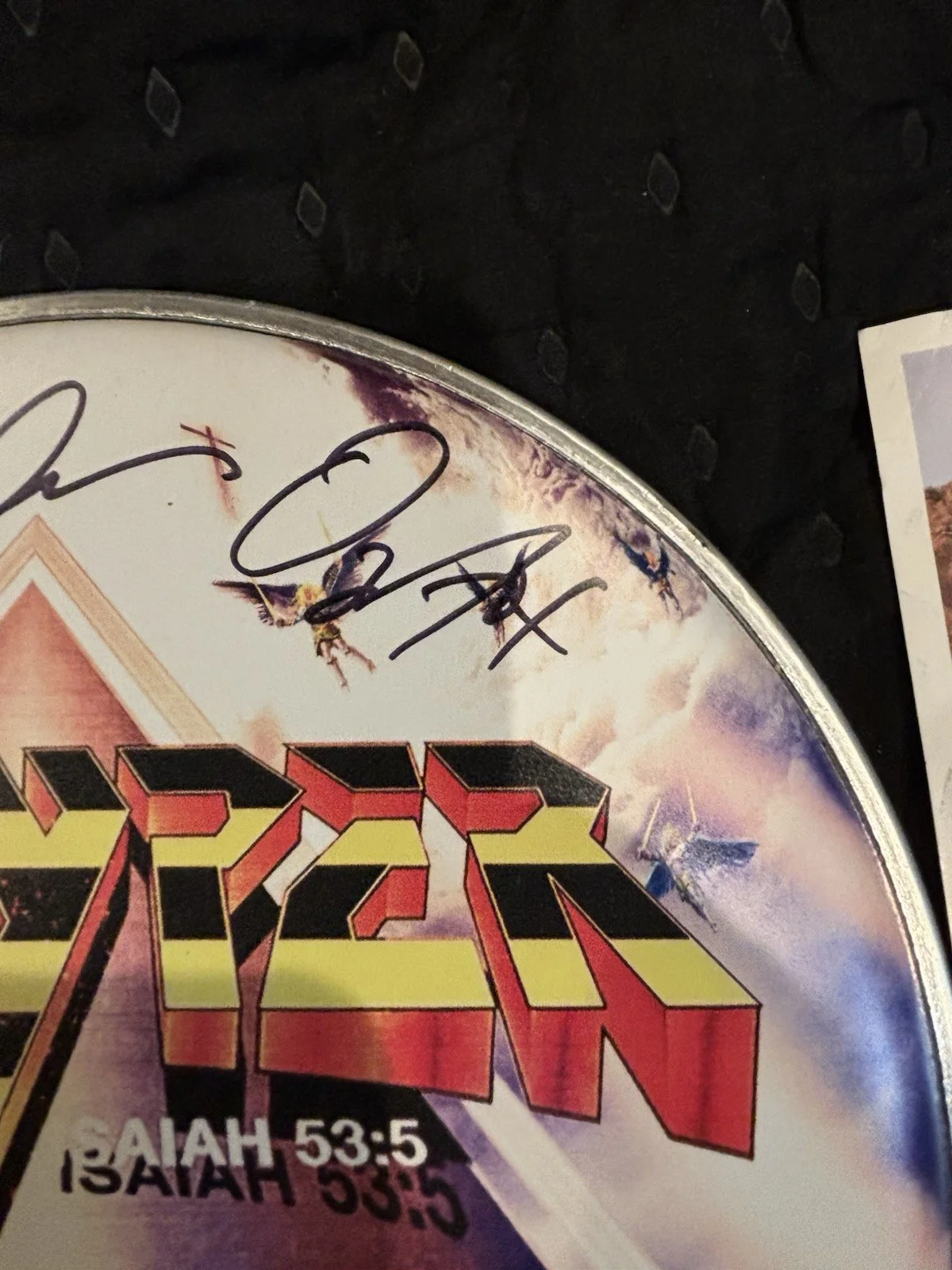 Stryper Signed / Autographed Drumhead & Poster, image 5