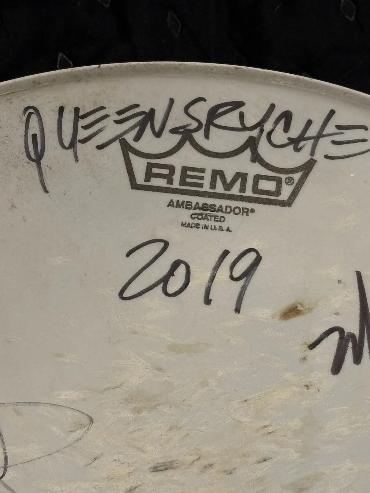 QUEENSRYCHE 2019 Signed / Autographed Drum Head, изображение 5