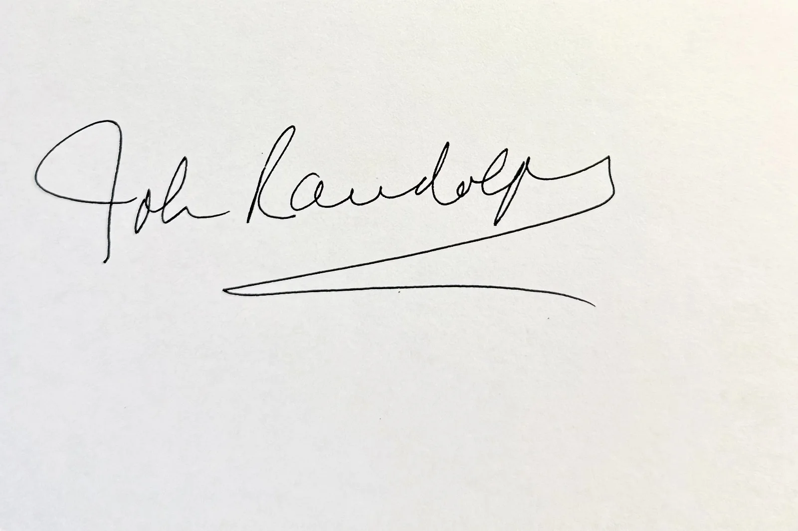 John Randolph — JOHN RANDOLPH SIGNED Autograph 4"x 6 " INDEX CARD Escape from Planet of the Apes