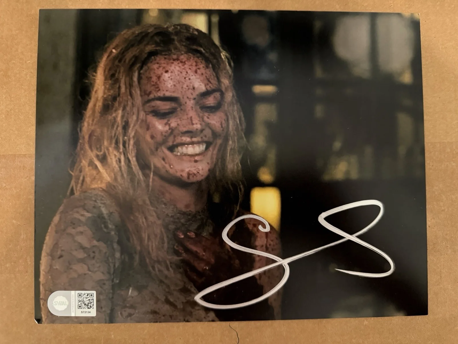 Samara Weaving Signed Ready or Not 8x10 Scream Autograph Exact Proof SWAU COA, image 2