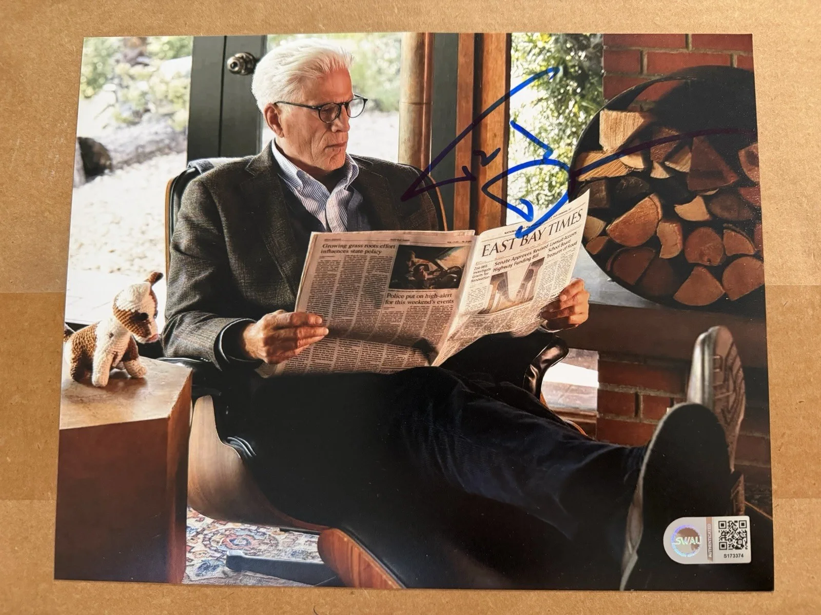 Ted Danson The Good Place 8x10 photo Cheers Autograph Exact Proof SWAU COA, изображение 2
