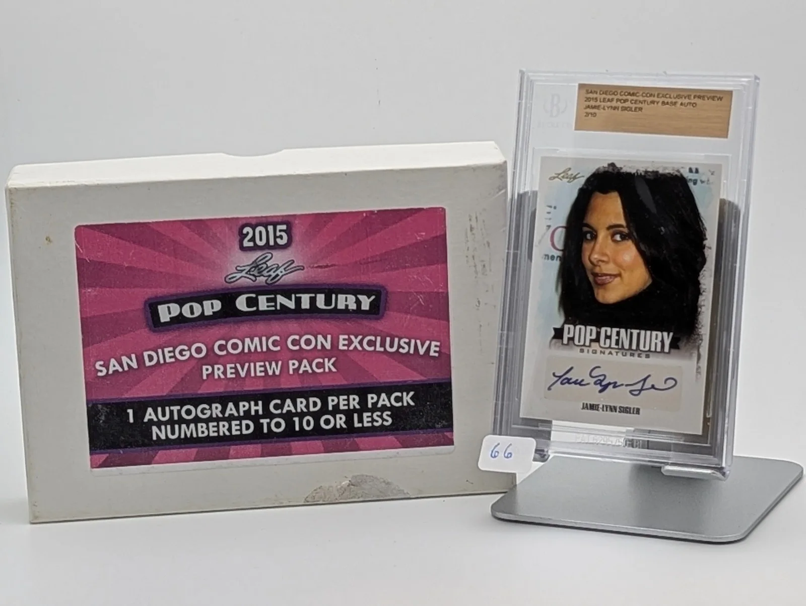 Jamie-Lynn Sigler — 2015 Leaf Jamie-Lynn Sigler 2/10 签名卡 SDCC 限定 - 黑道家族