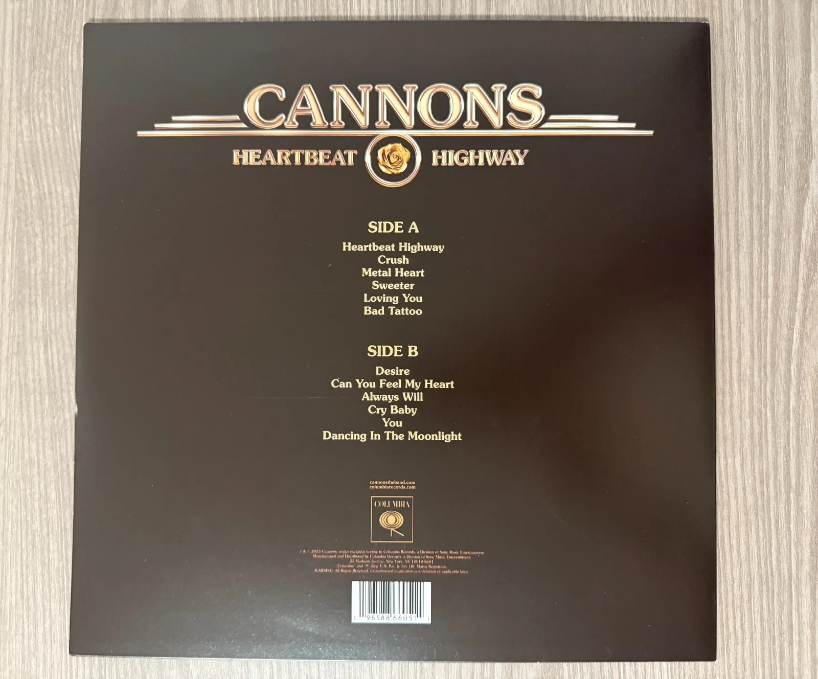 * CANNONS * signed vinyl album *HEARTBEAT HIGHWAY * MICHELLE JOY, PAUL & RYAN *, изображение 2