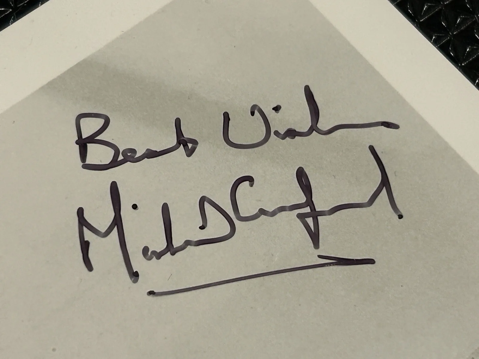 Michael Crawford Signed Promo Photo And EFX Program Free Shipping!, image 3