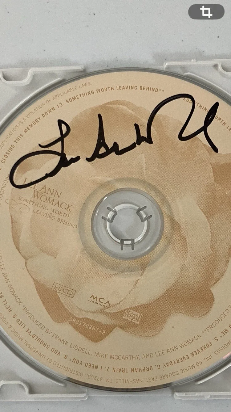 LEE ANN WOMACK SIGNED CD WITH COA, image 2