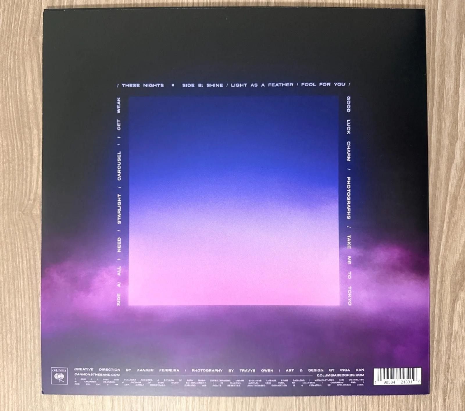 * CANNONS * signed vinyl album *EVERYTHING GLOWS * MICHELLE JOY, PAUL & RYAN *, изображение 2