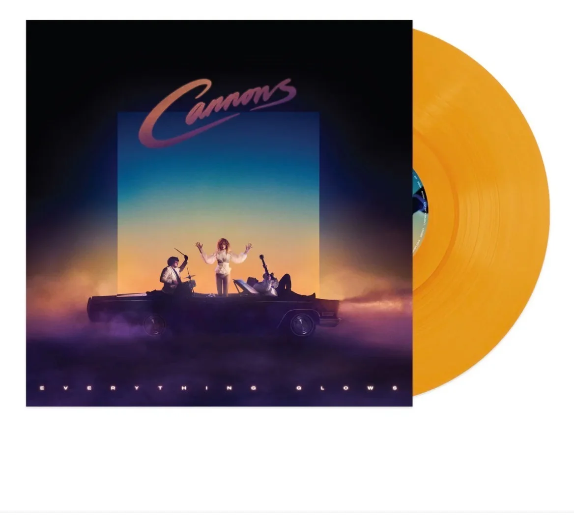* CANNONS * signed vinyl album *EVERYTHING GLOWS * MICHELLE JOY, PAUL & RYAN *, изображение 5