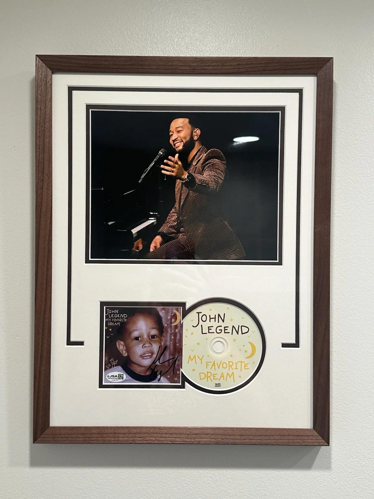 John Legend Signed / Autographed CD Insert Framed with 8x10 Photo - JSA, image 3