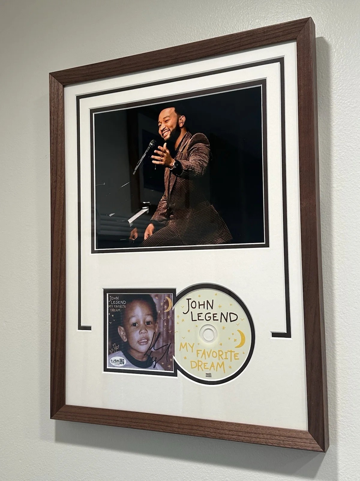 John Legend Signed / Autographed CD Insert Framed with 8x10 Photo - JSA, image 5