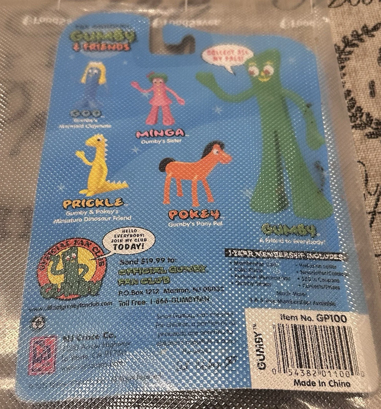 Art Clokey — Art Clokey "Gumby" Creator Signed Bendable 6" Gumby Figurine, image 2