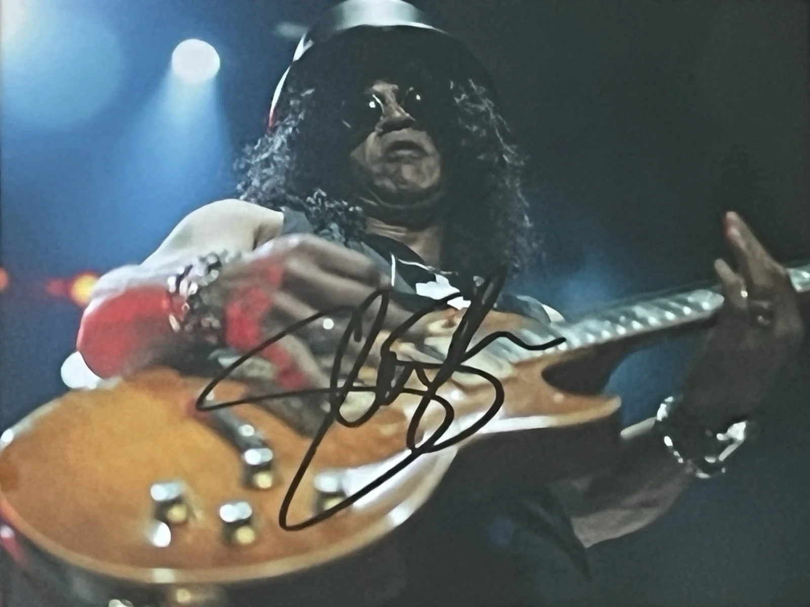 SLASH GUNS N ROSES Autographed 8 X 11.5 signed photo Guitar Legend, image 4