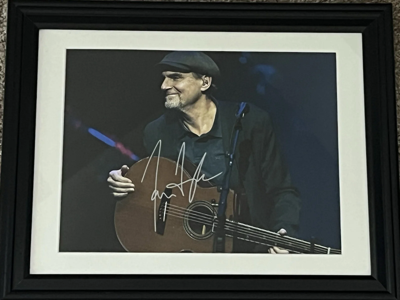 JAMES TAYLOR Autographed 8x11.5 signed Framed photo Legendary Singer Guitarist, изображение 2