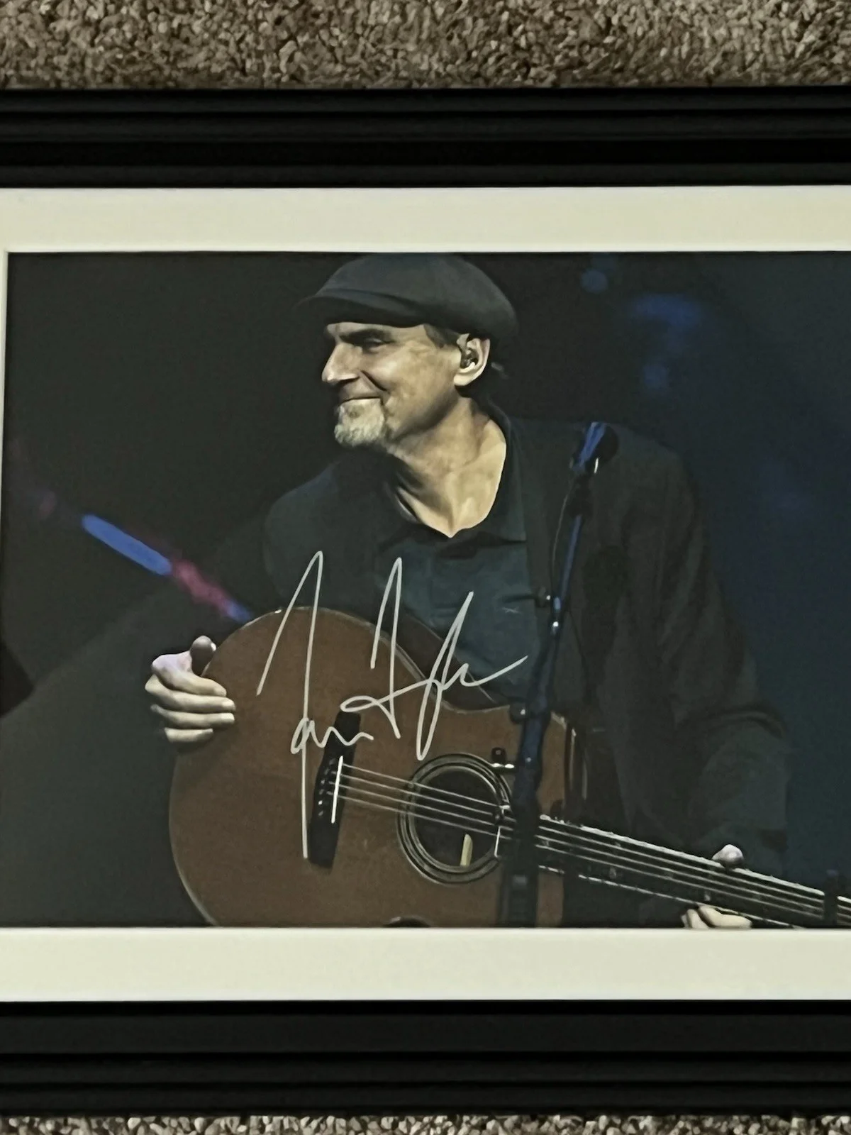 JAMES TAYLOR Autographed 8x11.5 signed Framed photo Legendary Singer Guitarist, изображение 3